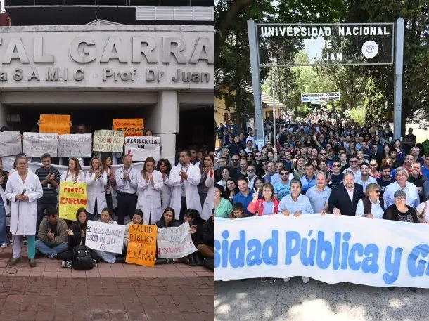 Trabajadores del Hospital Garrahan y de las universidades públicas convocaron a un ruidazo para este viernes: a qué hora es